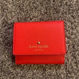 Kate Spade red wallet/coin purse